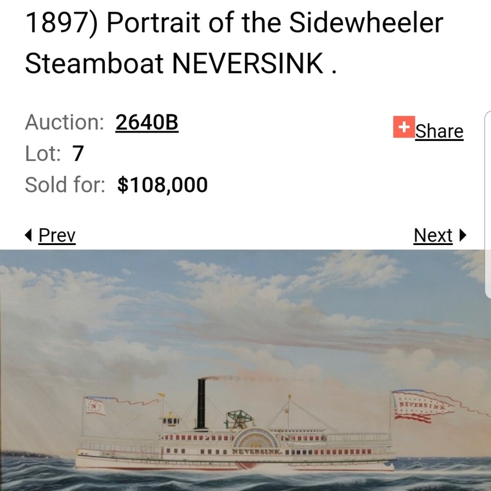 Print Steamer St. Lawrence 1850 02-D1198 - Picture 3 of 4